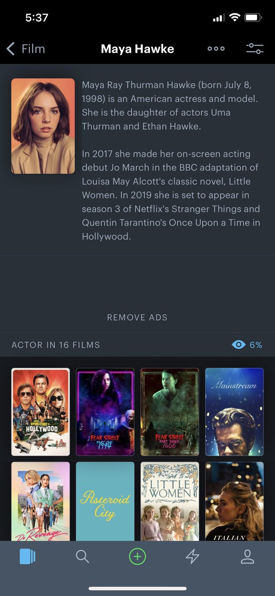help why has maya hawke’s letterboxd bio not been updated for 4 years