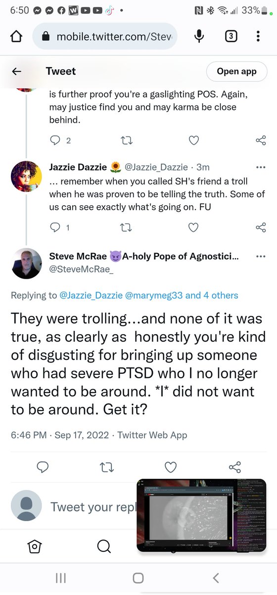 U_Decide_'s tweet photo. Steve trying to say he broke up with SH 🤣😂🤣🤣 https://t.co/K6JLGBlqU5