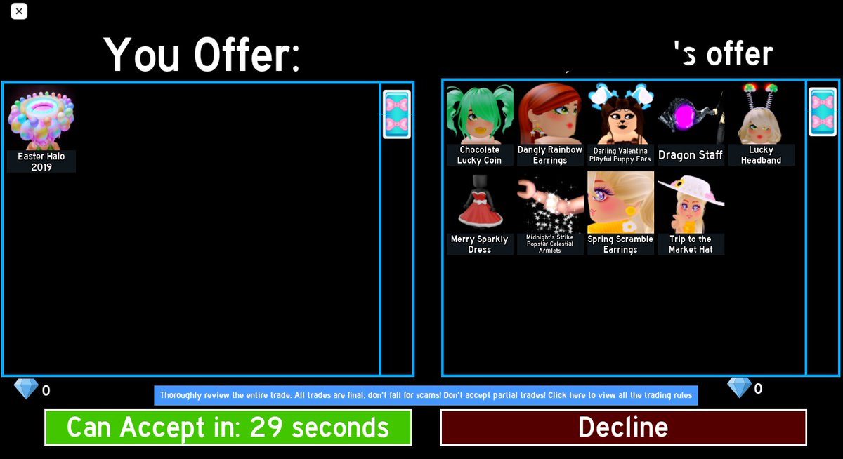julienex2's tweet photo. @mmjdd_J
 is a trusted MW 
@Unicorn00489437 
 gave 1.6 rbx with tax and i gave easter 19 halo Both very nice and easy to trade with tysm! https://t.co/n3bc8QEjss