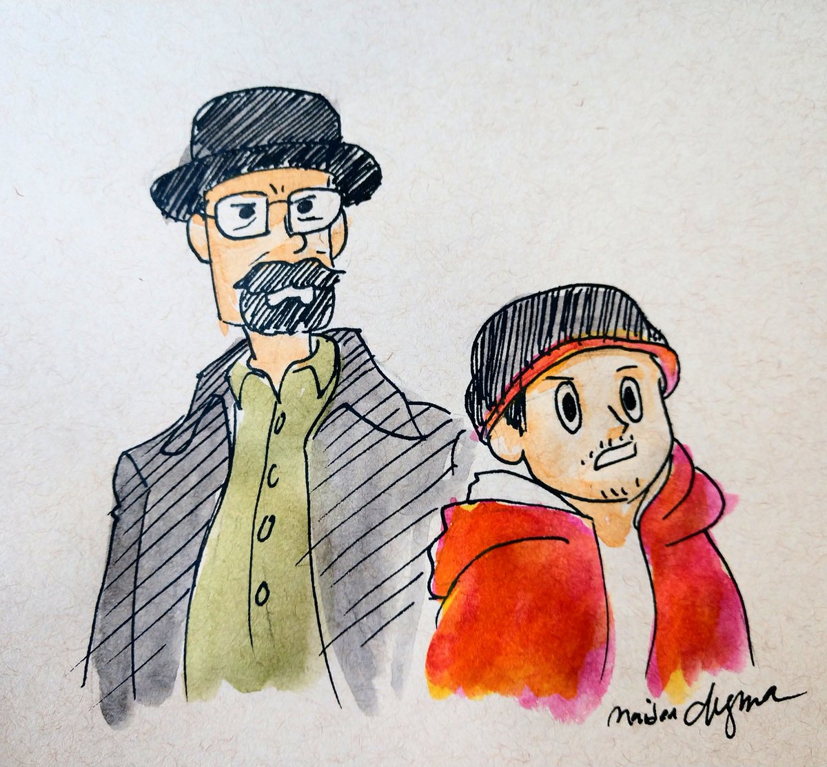 "You should draw Walter and Jesse from Breaking bad. But like, as Professor Layton and Luke." - <a href="/chutney_glaze/">Chutney Glaze</a>