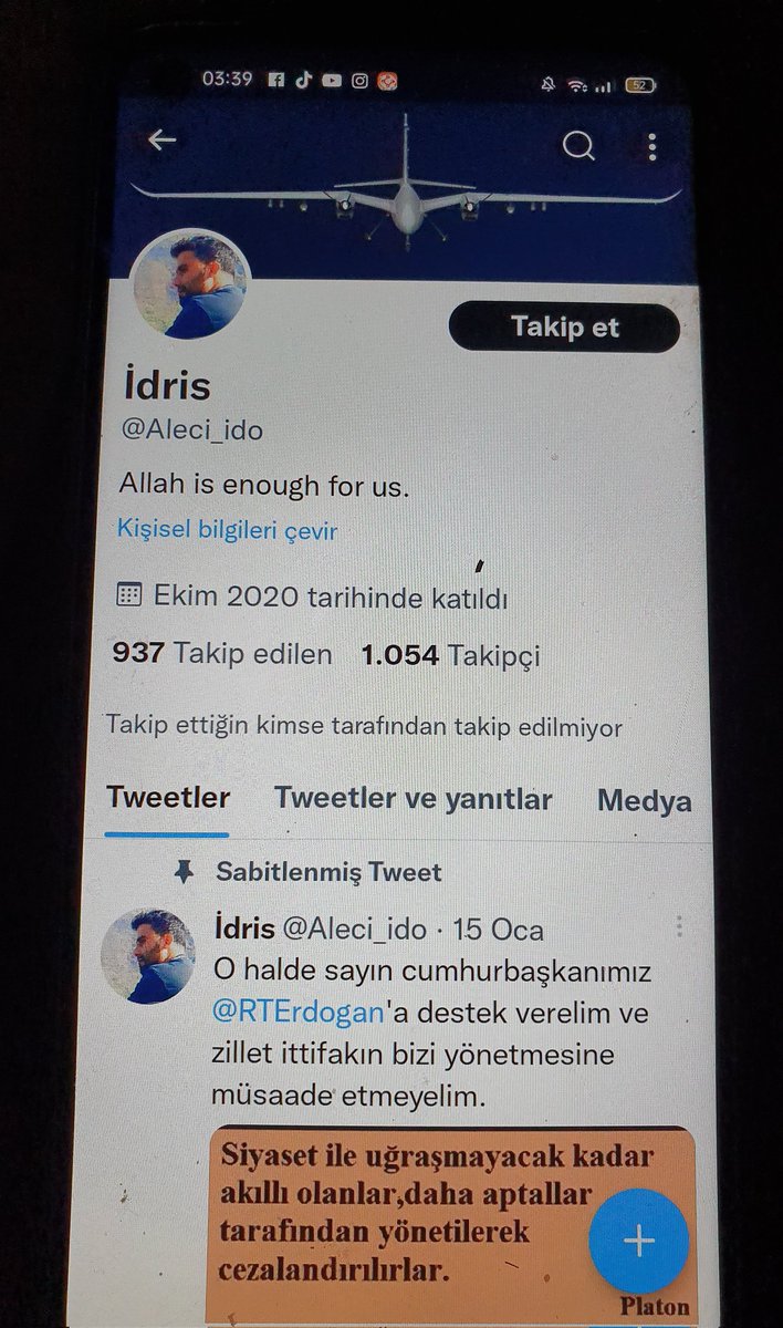 FATHSUL69044834's tweet photo. @Aleci_ido bu hesaptan bu telefon dan takip deyim 😁👍
numara değistircem yakinda ozaman acarim bir hesap tekrar ve tam destek inşallah. Malesef rt fav olmuyor şuan benim telefon dan kac hesap gitti reisci hesap bir kac gün icinde tekrar büyüdü grup lar da olduğum icin destek vardi vs... https://t.co/0pDa4xqOYu