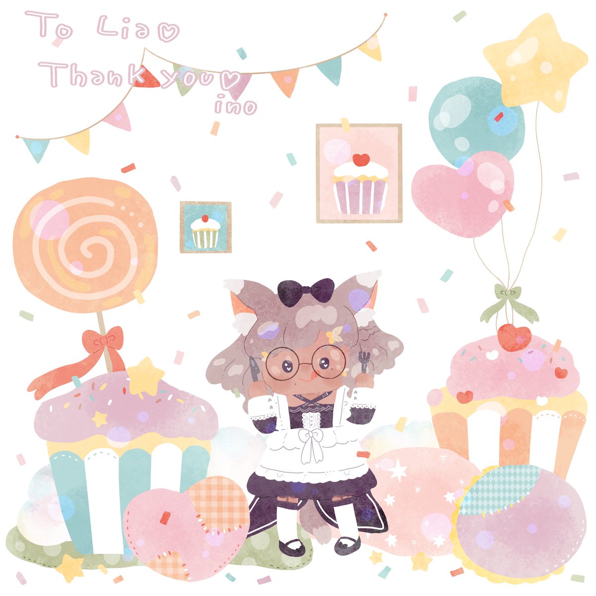 in0in017's tweet photo. Skebで描かせていただきました♡
可愛い狼メイドのリアちゃん🥰デザインが本当に可愛い!
ありがとうございました♡
#illiart #Skeb #commission https://t.co/53dYqvn3sZ