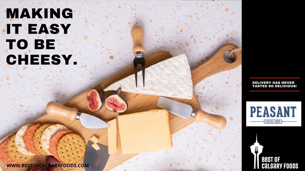 You don't have to be a cheese snob to taste the quality of Peasant Cheese Shop's fantastic selection. Pick out a wedge or two, and you're just a few steps away from amazing charcuterie!

Available for delivery through Best of Calgary Foods.

Shop at bestofcalgaryfoods.com