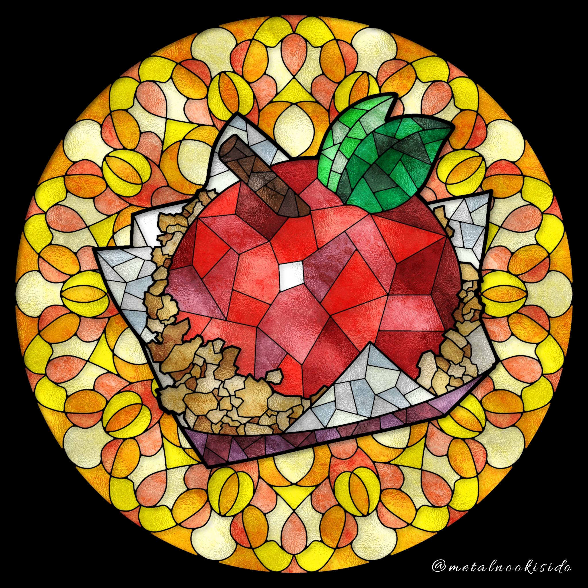 ステンドグラス風イラスト Twitter Search Twitter