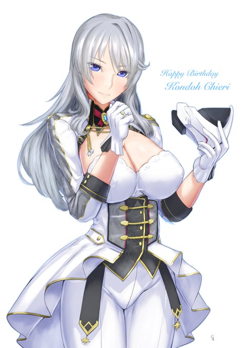 ちえりハピバ🎂
昨日突貫で描いたのでちょっと手直し

#アリスギア
#アリスギアお絵かき 
#紺堂地衛理生誕祭 