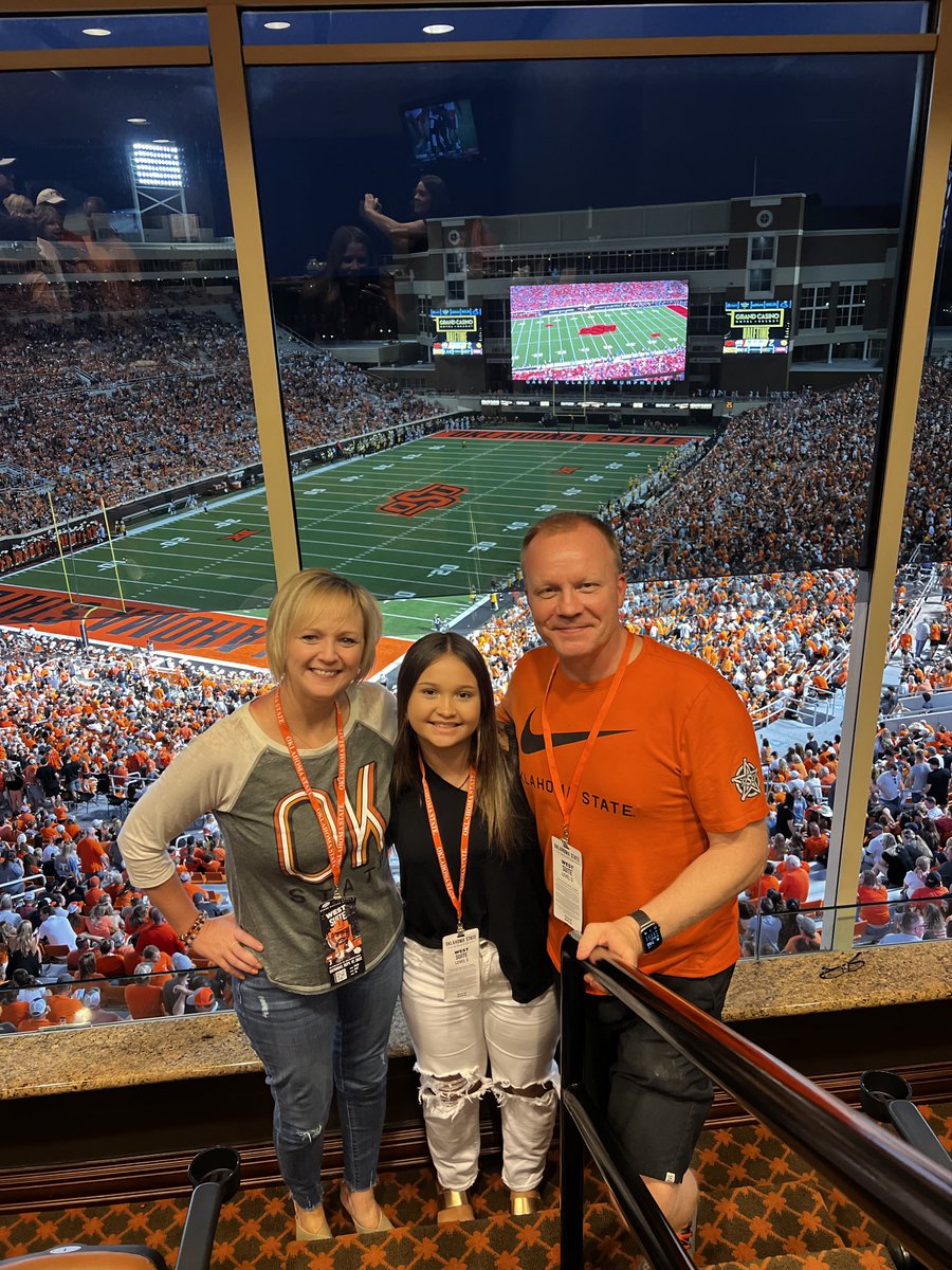 scottminton's tweet photo. Enjoying a fun game at Boone Pickens Stadium with the family! #GoPokes https://t.co/dMNbuOV0ls