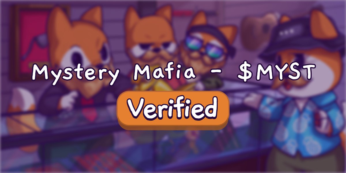 Mystery Mafia Token (famousfoxes.com/tokenmarket/7e…) has been verified on our Famous Token Market, a safe and secure way to p2p trade tokens! 🟠
@MysteryMafiaNFT

<a href="/FamousFoxFed/">Famous Fox Federation 🦊🟠</a> #FamousFoxes $SOL #SolanaNFTs