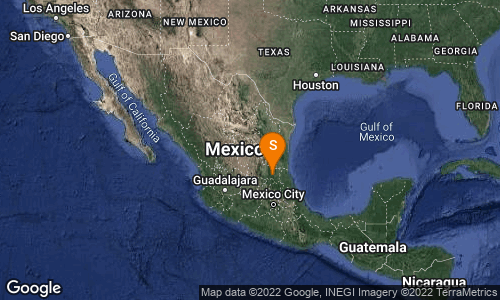 SismologicoMX's tweet photo. SISMO Magnitud 4.0 Loc  21 km al SUROESTE de CD VALLES, SLP 17/09/22 10:34:32 Lat 21.84 Lon -99.15 Pf 5 km https://t.co/hKxLBQwHag