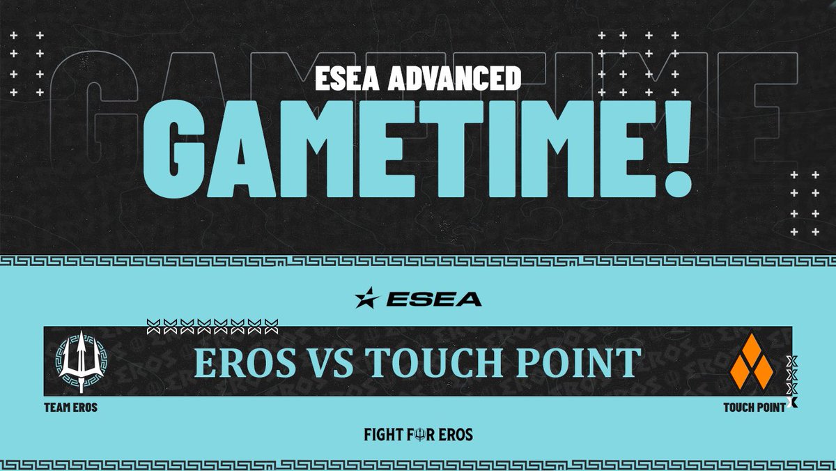 ErosCollective's tweet photo. [#ErosCS] #FightForEros
Last game of regular season before playoffs!

Eros vs Touchpoint
 
⏰LIVE NOW!
📺https://t.co/MS8rtLAqyz
⚔️@Touch_PointGG https://t.co/fXqSHxTjBP