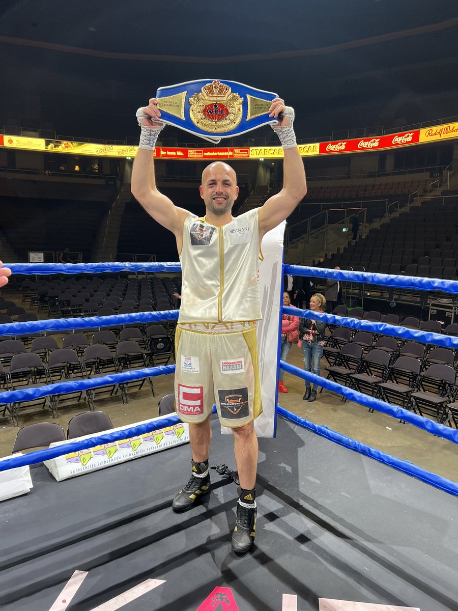 ShefatIsufi's tweet photo. Alhamdulilah! And Still Light-Heavyweight World Champion in WBF. 🥊🇦🇱🏆
Thank you all for the support! https://t.co/LPMFZHNaxZ