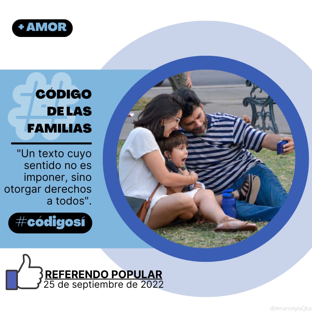 El #CódigoDeLasFamilias es la concreción de la máxima martiana: “Con todos, y para el bien de todos”. 

#CódigoSí #CubaPorLaVida 🇨🇺 #YoVotoSí #Cuba #CubaPorLaPaz 

<a href="/cubacooperaven/">Brigada Médica Cubana en Venezuela</a> <a href="/PartidoPCC/">Partido Comunista de Cuba</a>