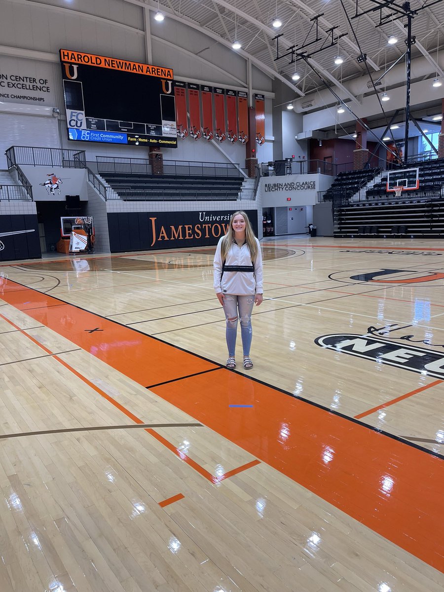 DeAnna Heinze (@heinzedeanna) on Twitter photo Had a great first official visit today at the university of Jamestown! Thank you <a href="/thadsankey/">Thad Sankey</a> and other staff for making it great! 🧡🖤🏀 Had a great first official visit today at the university of Jamestown! Thank you <a href="/thadsankey/">Thad Sankey</a> and other staff for making it great! 🧡🖤🏀