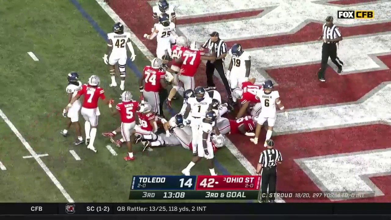 FOX College Football on Twitter "Mitch Rossi punches it in and