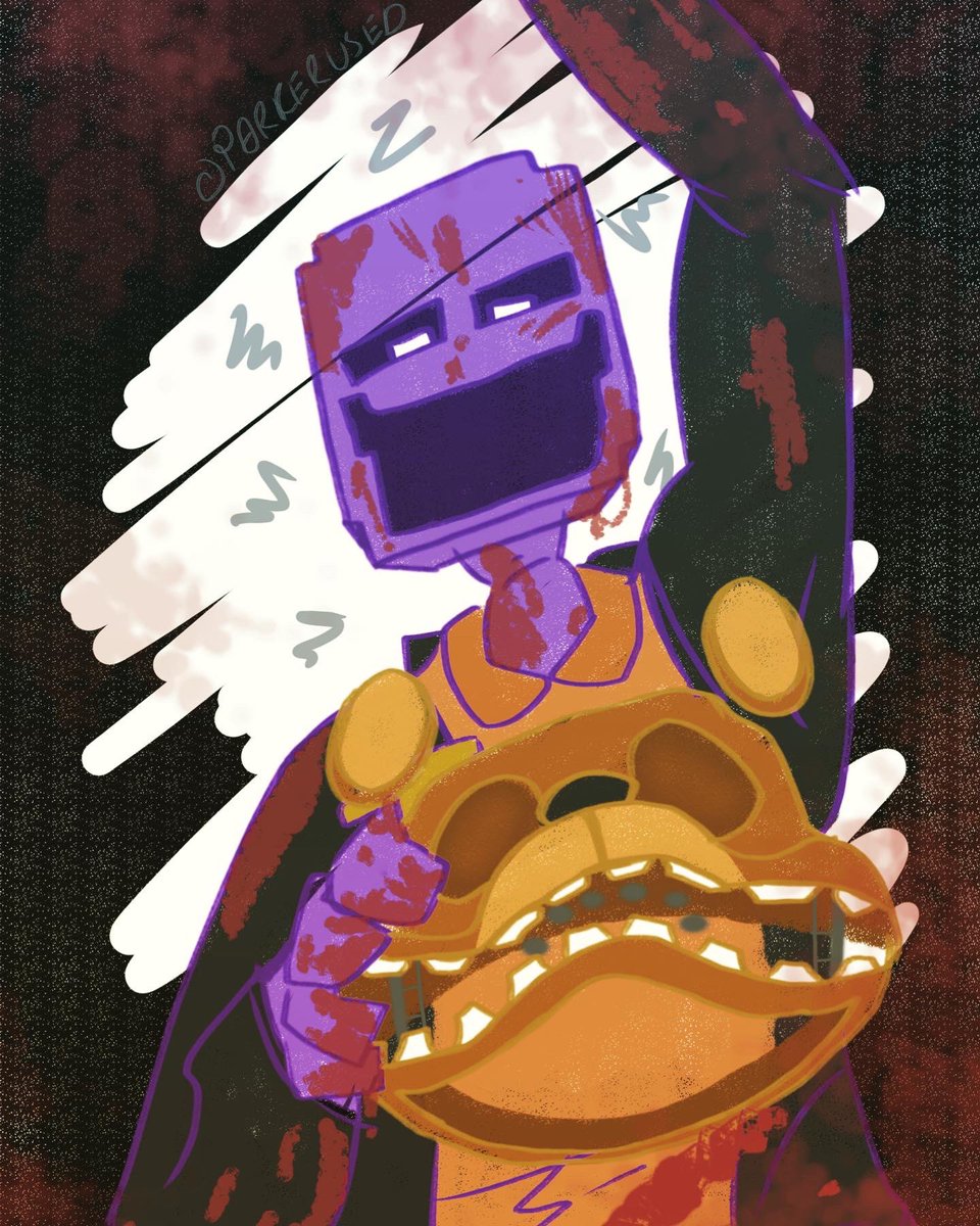 parkerused's tweet photo. murderous davey 
#dsaf #davemiller #dayshiftatfreddys #dsafdave https://t.co/BmyEw1sL2m