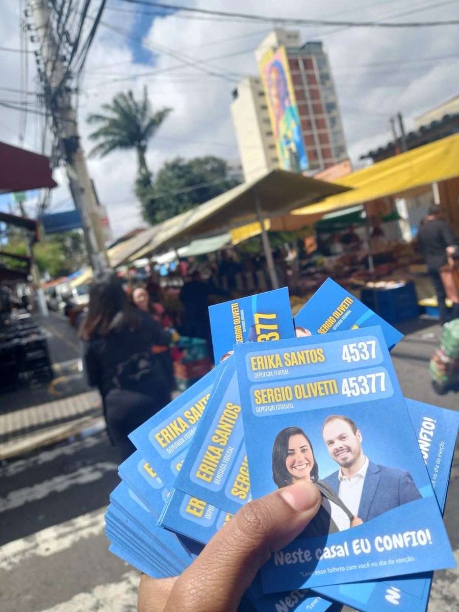 GuimaraRafa's tweet photo. Hoje foi dia de ir para as ruas e mostrar que temos escolha para o Congresso @ErikaSantos4537
@Sergiolivetti45
#ErikaDeputadaFederal 4️⃣5️⃣3️⃣7️⃣
#OlivettiDeputadoEstadual 4️⃣5️⃣3️⃣7️⃣7️⃣
#NesseCasalEuConfio✅
@verdinasi @BrunoMa72106920 @Garciataon @EmSPVote45 https://t.co/cd3kOEwD5H