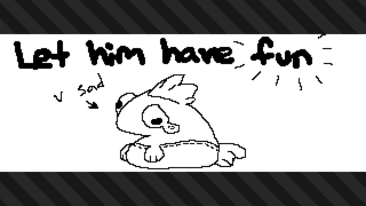 at least give him a fidget spinner

tags: #Splatoon3 #NintendoSwitch