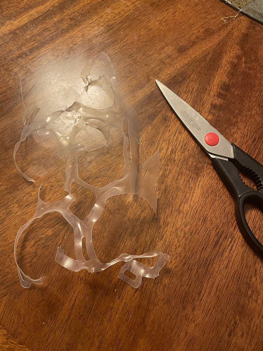 Anyone else still cut all the rings out of their six packs?  Been ingrained in me since elementary school 30-40 years ago