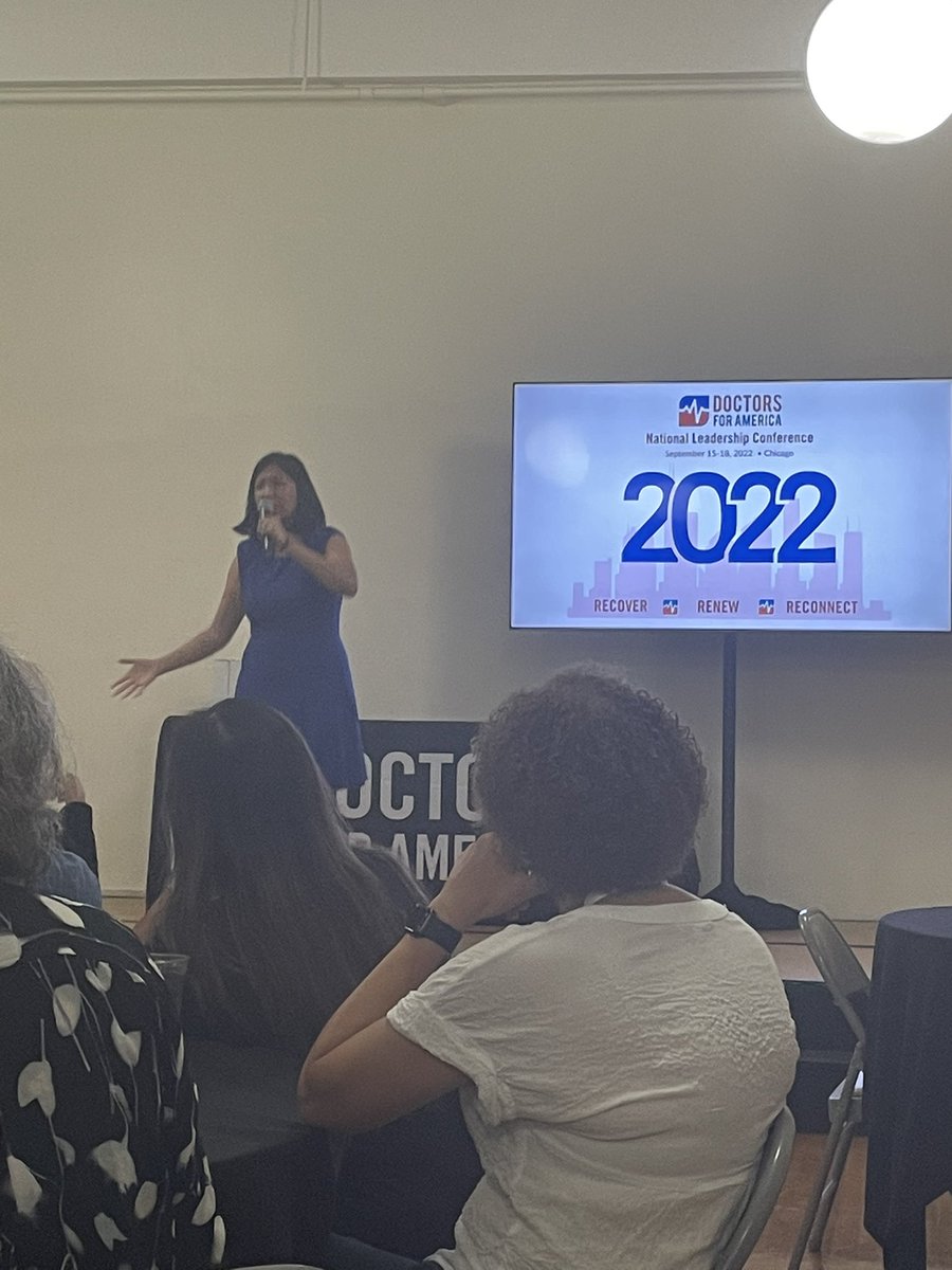 .@atychen talking about when she and other physicians showed up to an ACA rally in 2009: “People cheered as if they had never seen us there before because they hadn’t…we need to show up” Inspired to advocate to lawmakers on behalf of our patients @drsforamerica #NLCChicago2022