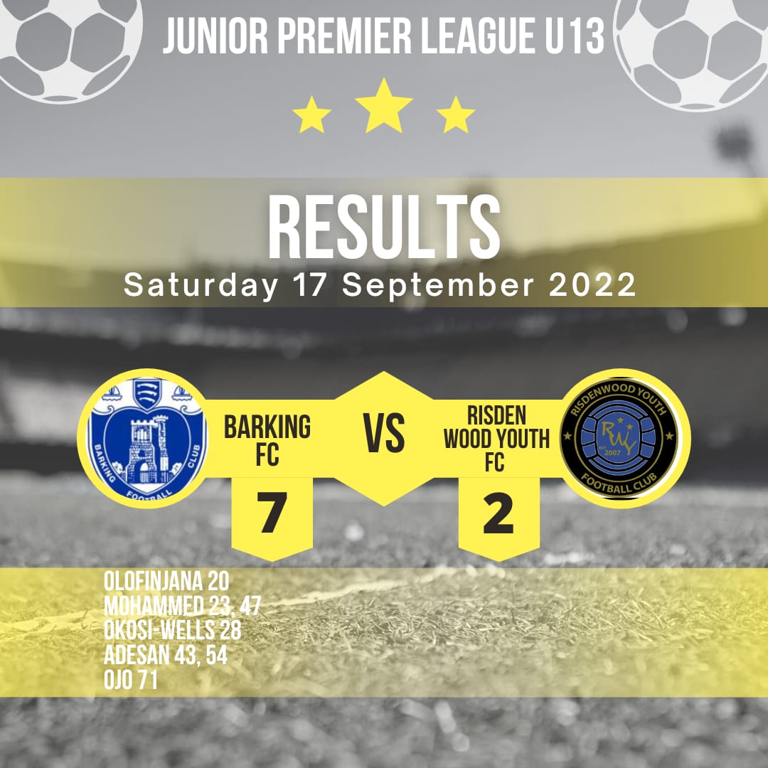 BarkingFCEJAJPL's tweet photo. Well done to the boys in their first JPL fixture. Good team performance. Great winner &amp; some fantastic goals. 
Thanks to our kit sponsor @Regen_Solutions &amp; Veo sponsor 
Gims Care Solution Ltd 
https://t.co/Gx3tOkYmmV 

#WEAREBARKING
@barkingfc
@Teamgrassroots_
@veocamera
@jpluk https://t.co/QzaZSVpsne