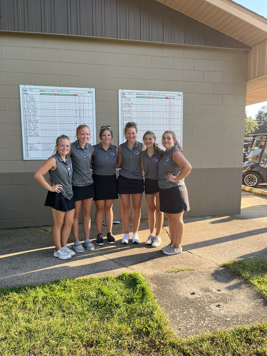 Ladycougsgolf's tweet photo. Cougars played a Match Play Tournament today at Salem Country Club.  The cougars finished in second place with a score of 15pts the first place team scored 16.5pts. Nice job Cougars https://t.co/wZYWqeT0AZ