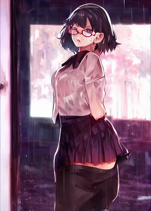 まぁ割といい感じにはなるんだけどやっぱ変な部分はどうしても発生するんで手直しは必要です。ごくまれにほぼ未修正でもいけるSSRが出るのでそれを狙う感じ。ガチャかよ。やっぱ複雑な構図とか立体感がある構図はちょっと難しいかも。これらは未修正。
#trinart 