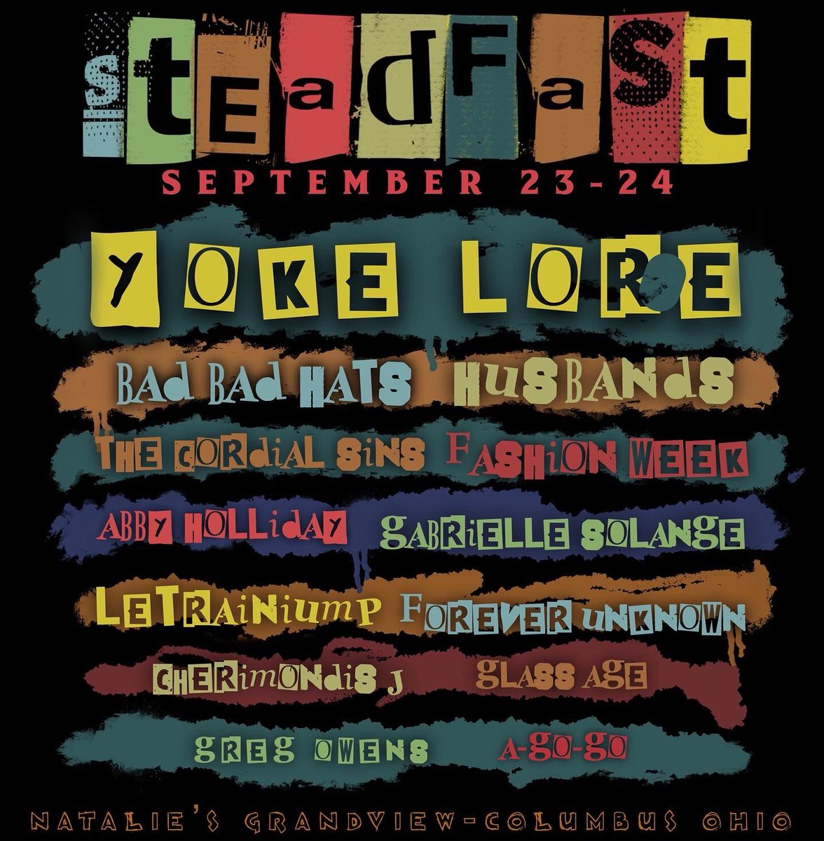 tunedupmusic's tweet photo. Our big event @steadfastfest is fast approaching! @yoke_lore @BadBadHats @husbandsOKC @TheCordialSins @Letrainiump @GlassAgeband @FashionWeek_CMH and soooo many more in Cbus, OH! Tickets: https://t.co/NrbLlEQFGL https://t.co/lf6KsPZo8B