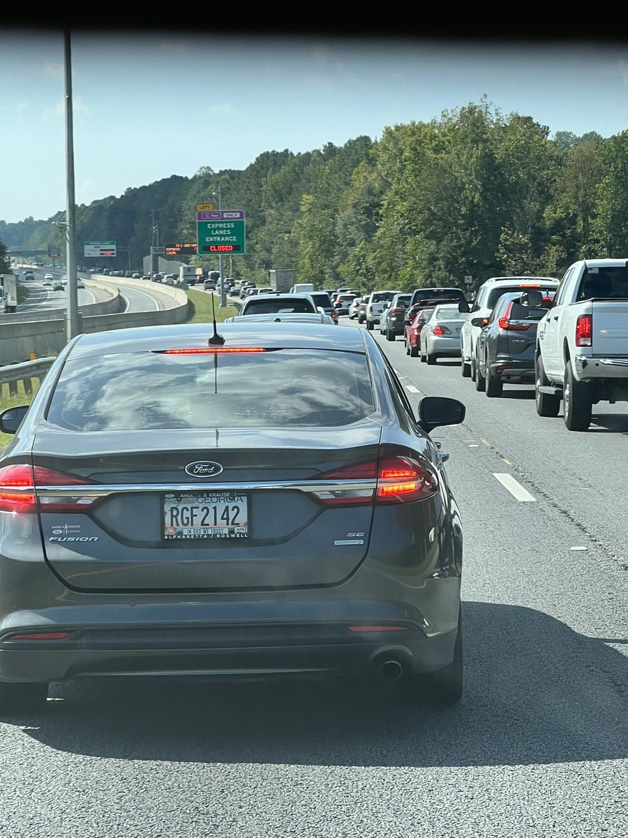 MurseBrian's tweet photo. #gdot #fail #atlanta #holiday #weekend #traffic https://t.co/3WZ1aCj3am