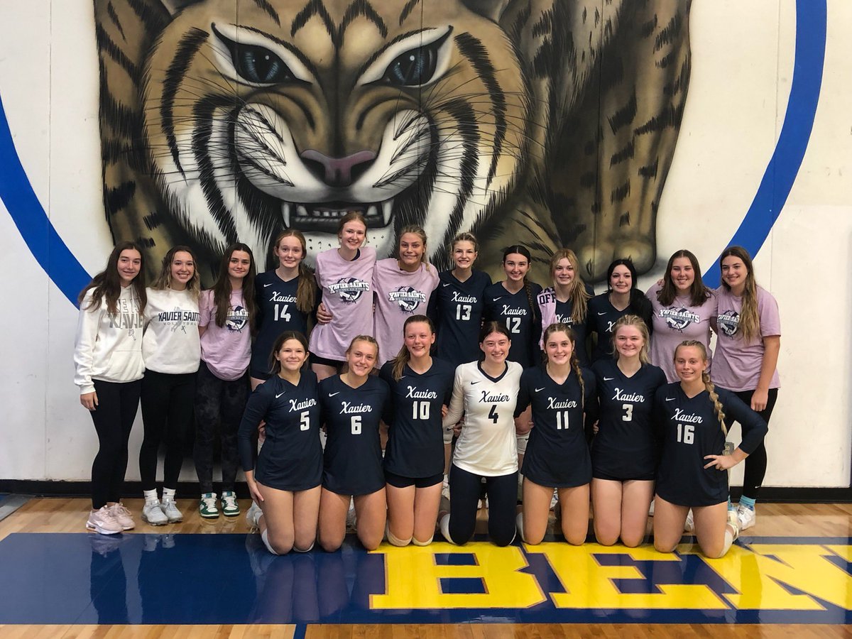 Congrats to Coach Filer and Xavier Volleyball on taking down two Top-5 teams (No. 2 Marion &amp; No. 3 North Scott) on their way to taking the championship at Benton today! #WeAreXavier #BeXceptional