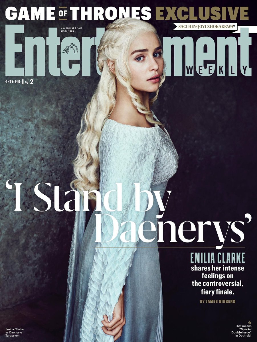 "i still think daenerys did nothing wrong. i'm on her side" - emilia clarke