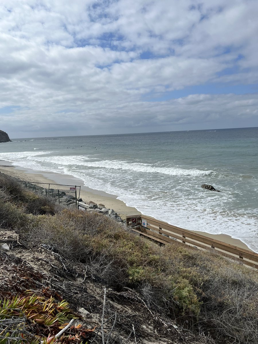 One of my “Happy Places”. I didn’t see you this morning Mark. <a href="/Markgubicza/">Mark Gubicza</a>. #DanaStrandBeach