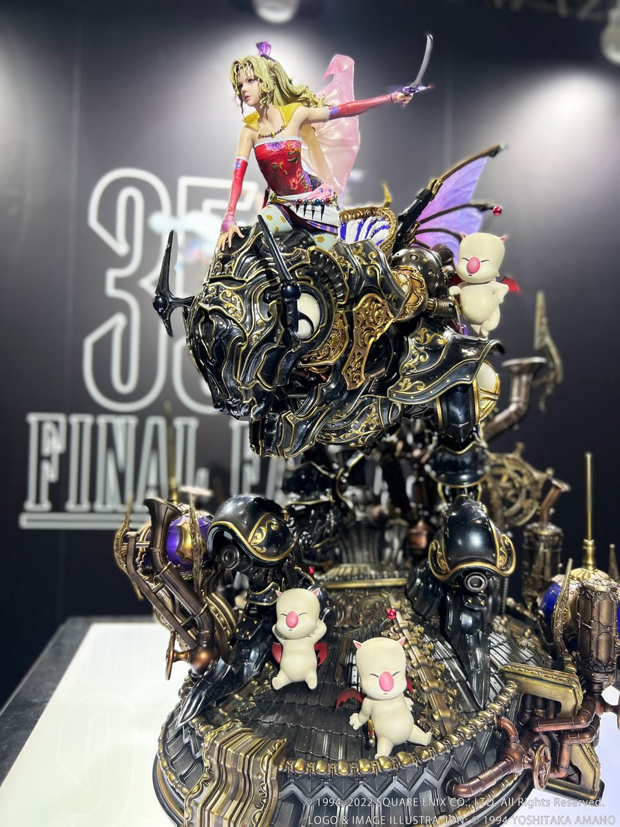 SQEX_eSTORE's tweet photo. ＼「#TGS2022」会場でサンプル展示中／
「東京ゲームショウ2022」期間に合わせて特別に受注受付を再開している『スクウェア・エニックス マスターライン　ファイナルファンタジーVI　1/6スケール』も展示中です！#FF6 #SQEXMASTERLINE

ご予約はこちら：https://t.co/YldWhYduZA https://t.co/gtv6ev0AZz