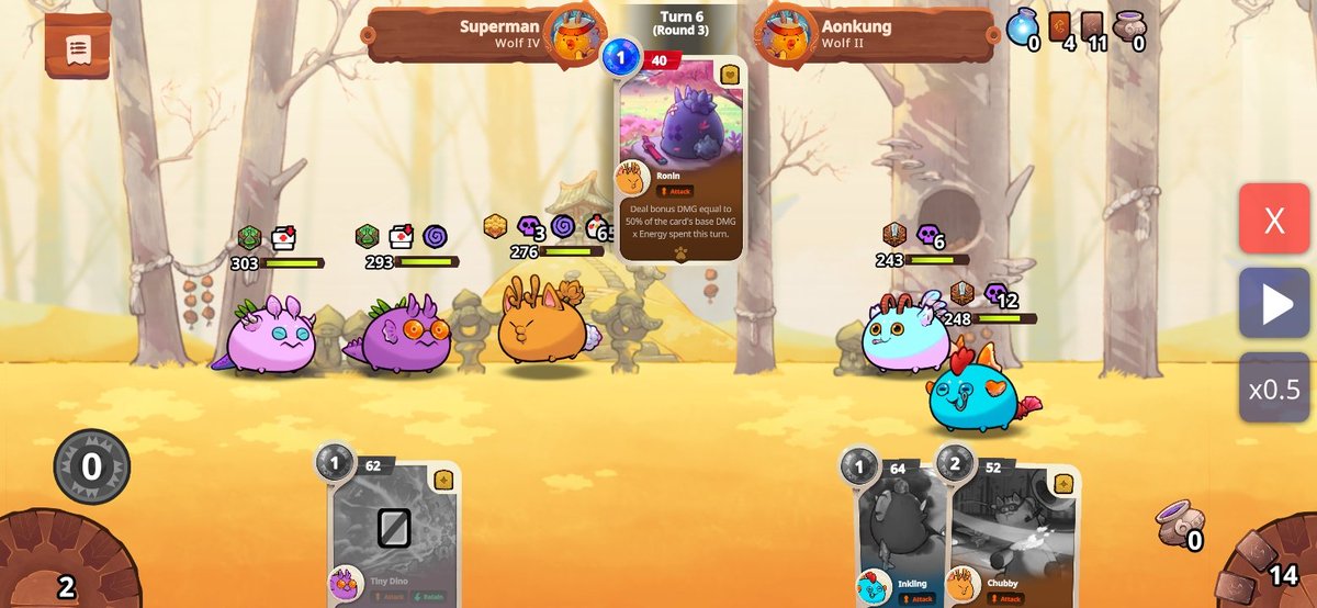 Wenzersem's tweet photo. Is this a freaking bug?😭😭 How the hell cuckoo can remove disable? @Jihoz_Axie @philipla @AxieInfinity https://t.co/KYl8nyQ1Vk