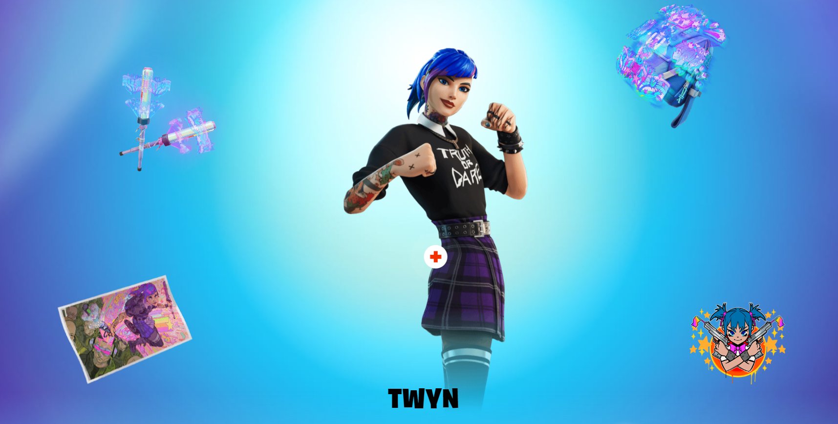 InfoPico Fortnite ⛏ on Twitter: "Cosméticos de Twyn, Grriz, Lennox Rose