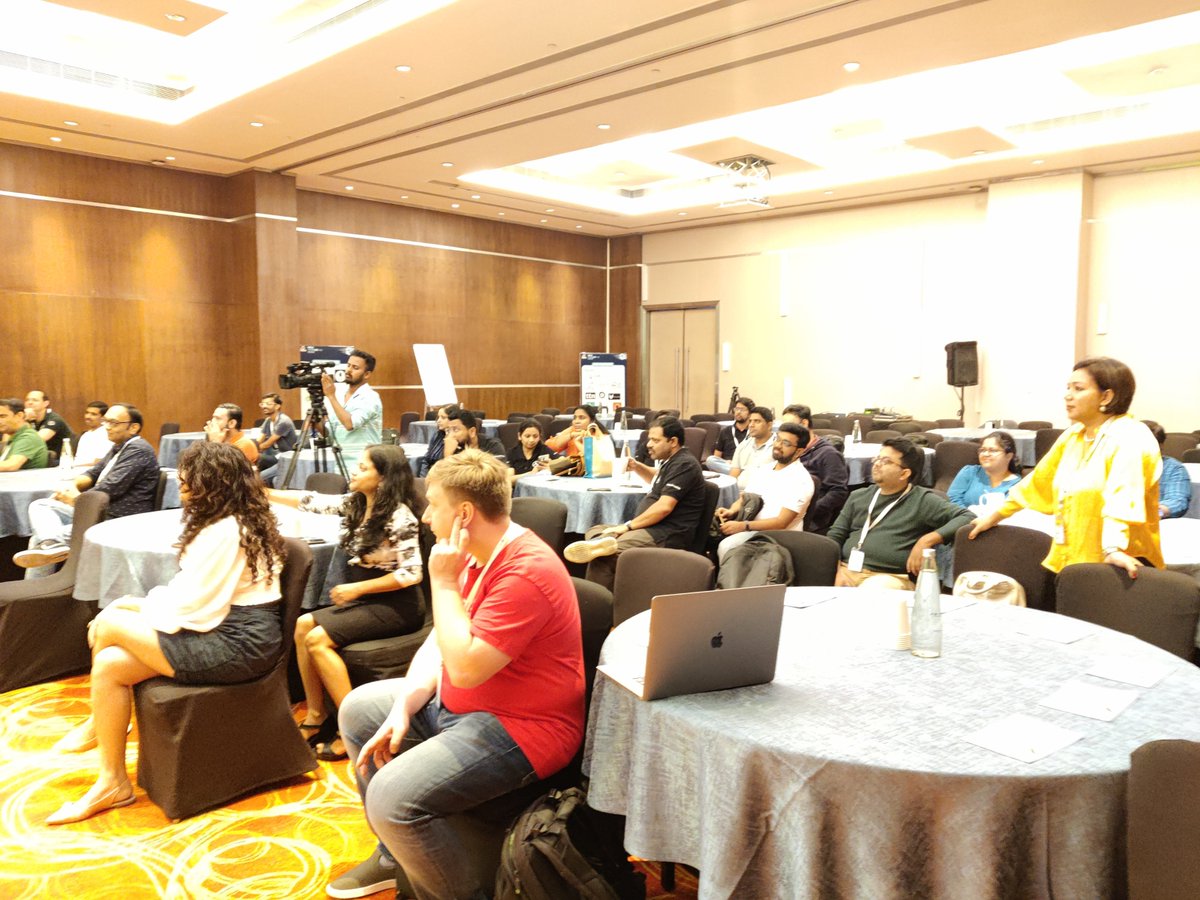GameOfTesting's tweet photo. #day2 Participants meet with industry experts at Game of Testing 2022 (#GoT)

𝘞𝘦 𝘨𝘰𝘵 𝘴𝘰𝘮𝘦 𝘳𝘢𝘯𝘥𝘰𝘮 𝘤𝘭𝘪𝘤𝘬𝘴 𝘰𝘧 𝘴𝘦𝘴𝘴𝘪𝘰𝘯!

#gamification #Banglore #Testing #inperson #agilevirgin #testinfrastructure #GoT #unconference #GoT2022 https://t.co/6muBFYp4oR