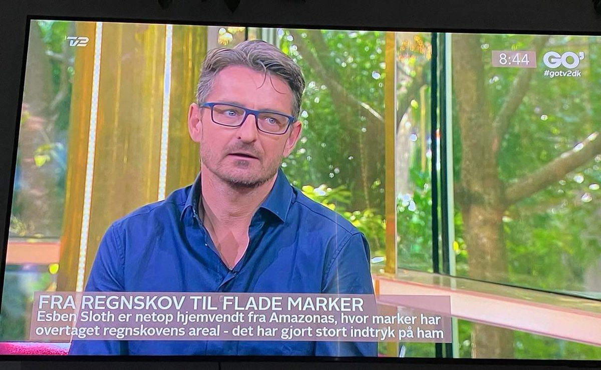 ESloth's tweet image. Vores store kødproduktion er skyld i, at regnskoven ryddes.