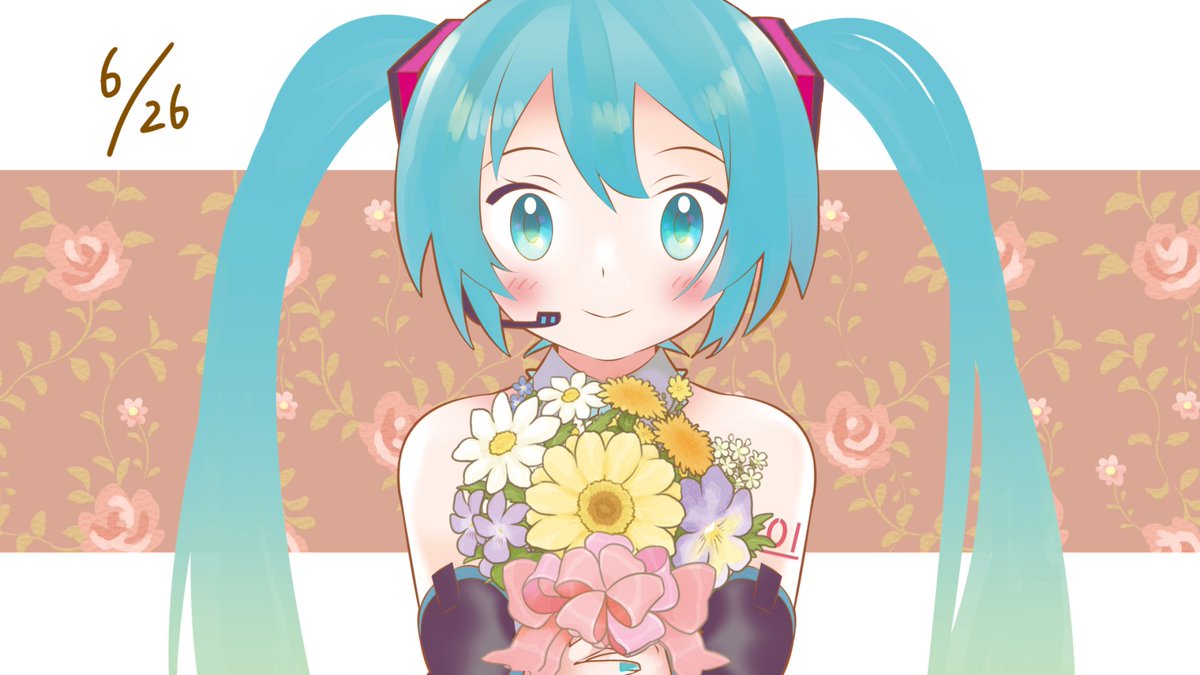 #初音ミクが好きって人にフォローされたい 
#初音ミク 

これからもいろんなミクさんを描きたいです! 