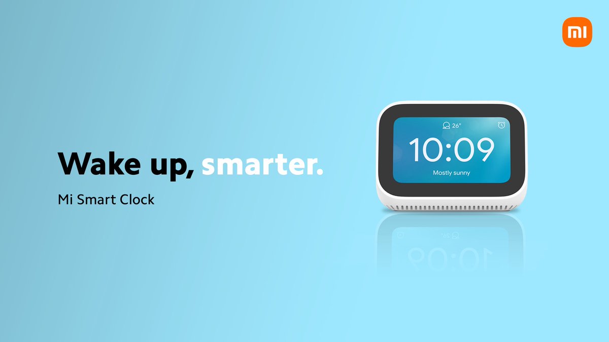 BiirbG's tweet image. This year, you can stay one step ahead of the rest and wake up, smarter with #MiSmartClock
#SmartLifeMadeSimple 
#Xiaomi