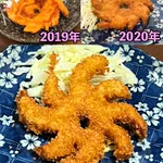 退屈な人は見比べてみて!台風コロッケの成長記録!