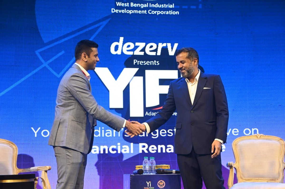 This was an incredible experience at the grand event of Young India, Calcutta. It was a great honour to be sharing the stage where we had many insightful discussions.

I even had the great honour of meeting the one &amp; only Chetan Bhagat! :)

#RRGlobal #MSHVentures #BGauss #Binge