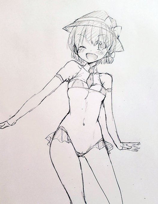 衣装改変しすぎて蓮子ちゃんかどうか危うくなっております。どうしよかな。 