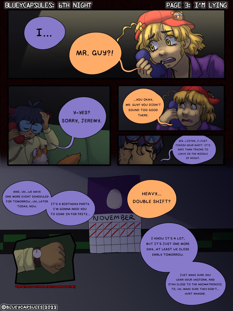 I recently read Blueycapsules fnaf comic by BOO_ghost357 on Sketchers  United