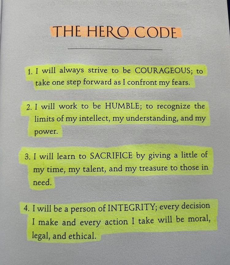 readerbooksclub's tweet image. The Hero Code #hero #herocode