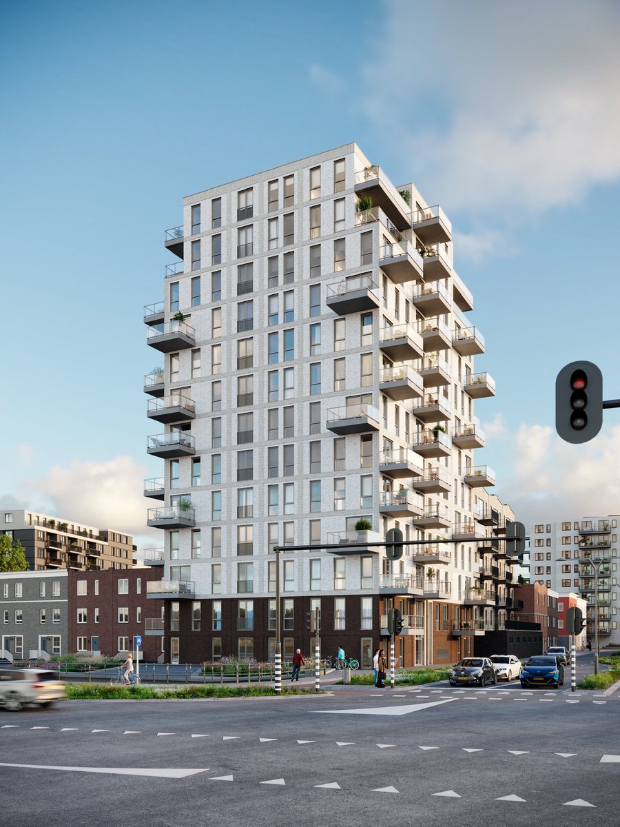 PeterHutten's tweet photo. Gelukkig staat @fijnwonen @VanWijnenGroep in @Heerenveen gesteld om ook de mensen met andere tonnen dan de jubelton het gevoel van een ‘paleisje’ te laten ervaren. Gave, circulaire gebouwen waar iedereen ‘gewoon’ in kan wonen omdat ze betaalbaar zijn. https://t.co/RWbfnl94w0
