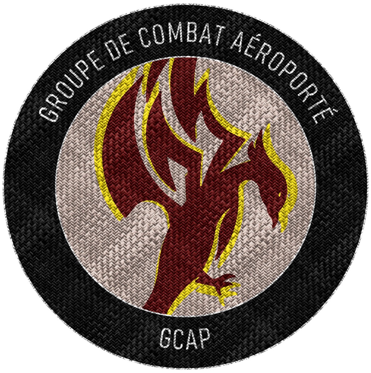 Team_GSRI's tweet photo. This is the new Airborne Battle Group (GCAP) badge. They are waiting for you to go to hell, join them ! 

#Arma3 @ArmaPlatform #milsim https://t.co/9WE0Gzqkk3