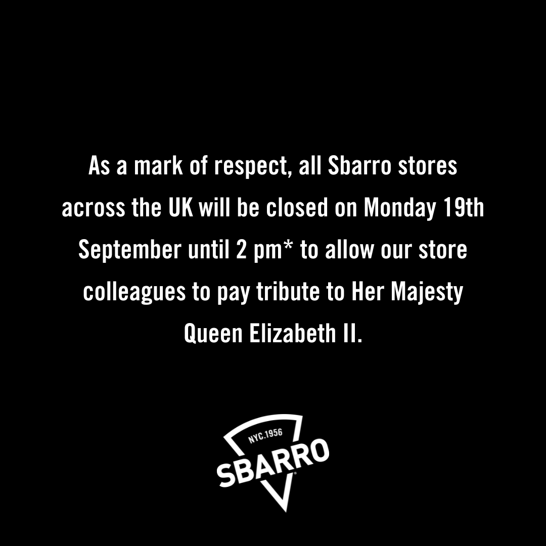 *Selected stores, Cannock, Discovery Park, Ermont Way, and Sandy Lodge, will remain closed for the entire day. All remaining stores will commence trade from 2 pm.