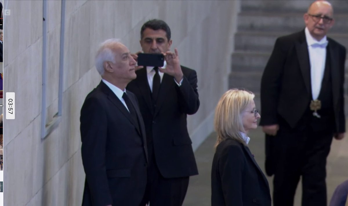 Who is his guy?  He obviously needs everyone to know he was there.  Not a good look Mr VIP whoever you are! #TheQueue #layinginstate #RIPQueenElizabeth