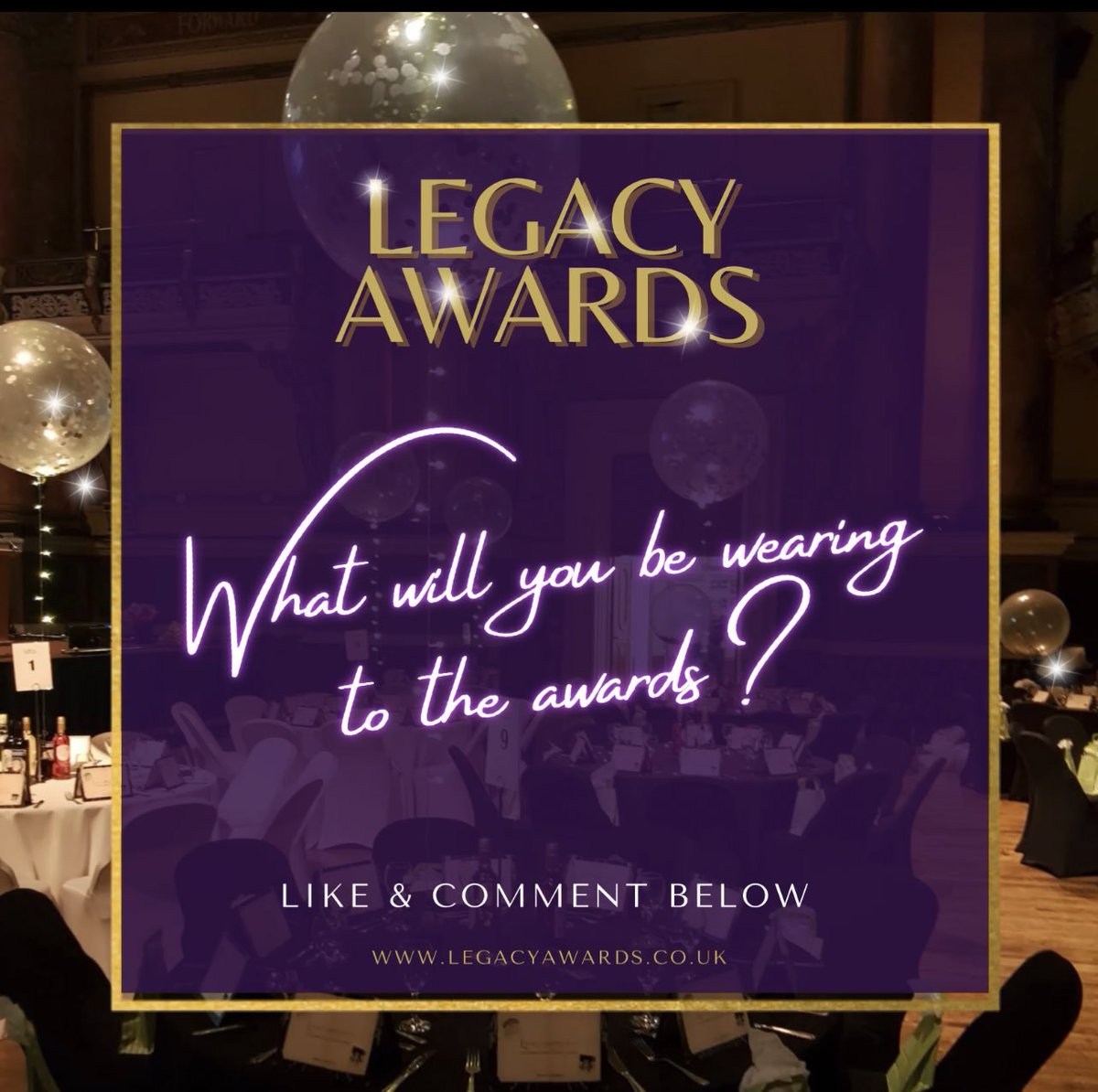 legacy_awards's tweet photo. What will you be wearing? Let us know 🤩

Tickets available online 💜 

#lawards2020 #legacy #leeds #leedsevents #leedsnews
#leedscouncil #legacyawards2022
#leedscharity #leedsbusiness #leedsbusinesswomen
#blackbusiness #blackbusinesswomen #blackbusinessowner
#blackcharities https://t.co/xl6o8UKT8G
