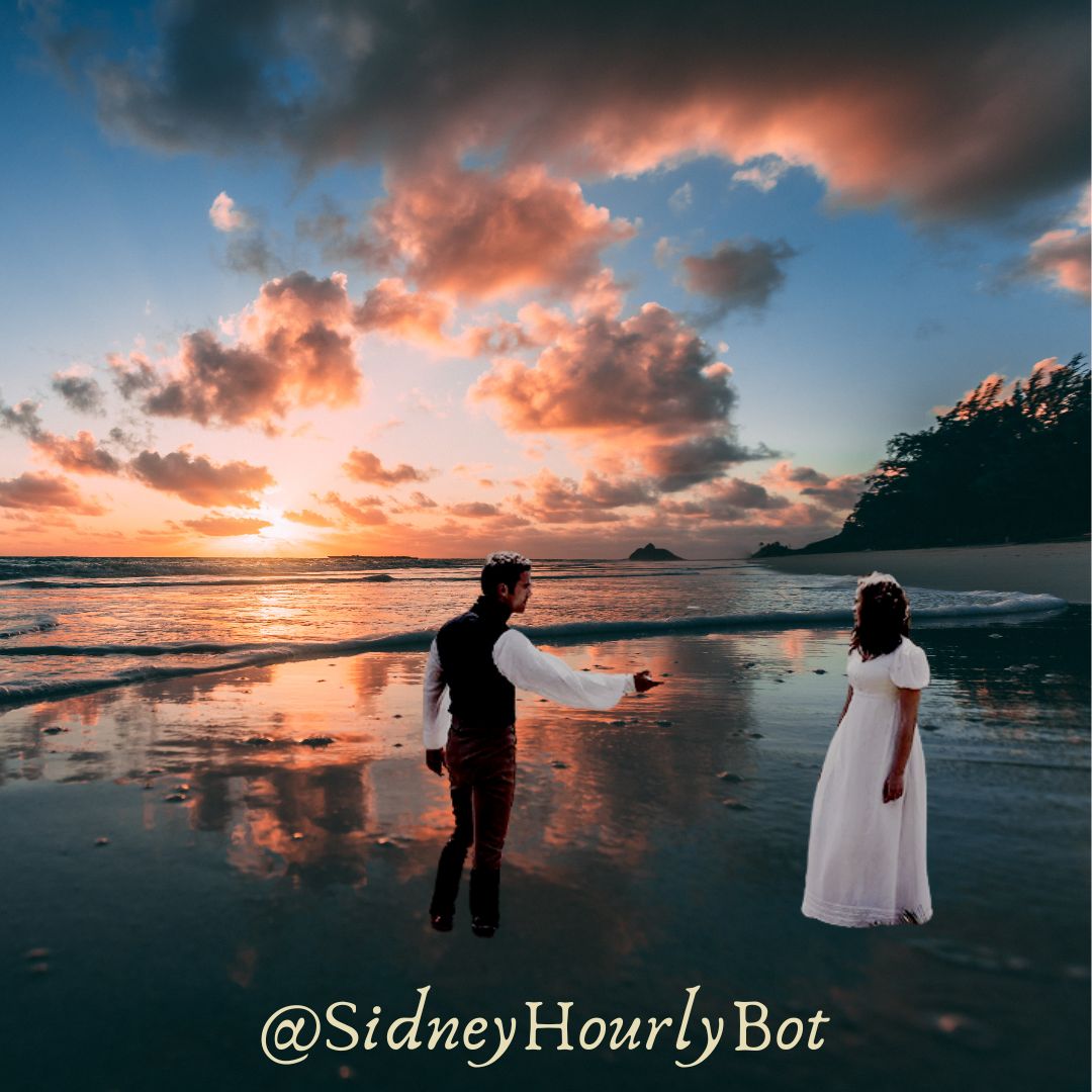 SidneyDailyBot's tweet photo. Magical Sunrise #Sidlotte!
#SidlotteForever #LastAustenHero https://t.co/wX9a3bRVnI
