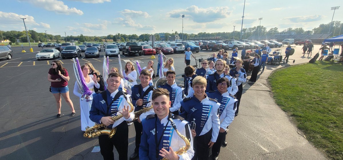 Congratulations to the SK Marching Band on their First Place finish in Class A at the Taylor High School Marching Band Invitational!!  The SKMB also won Best Visual, General Effect, Percussion and Guard.
Competition next week at Lebanon High School, OH at 1:30.