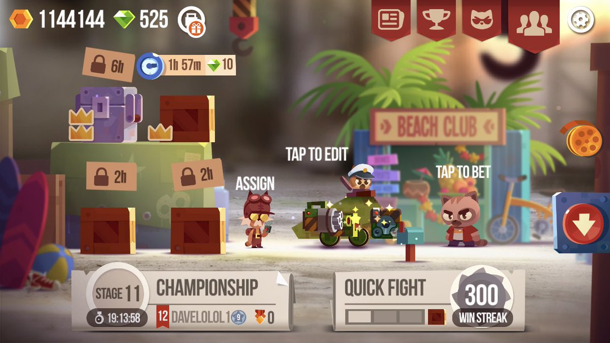 300, win streak in C.A.T.S